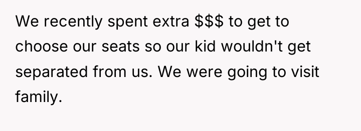 We recently spent extra $$$ to get to choose our...