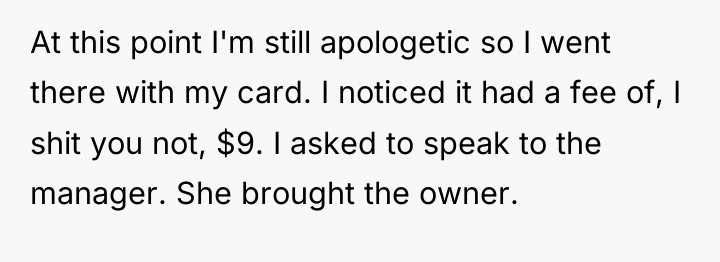 At this point I'm still apologetic so I went there...