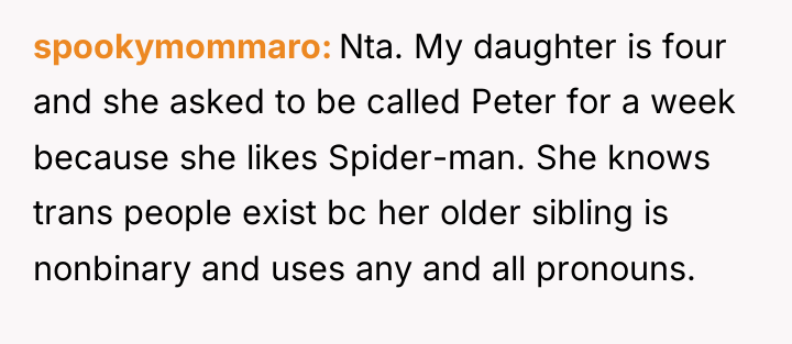 spookymommaro Nta. My daughter is four and she asked to...