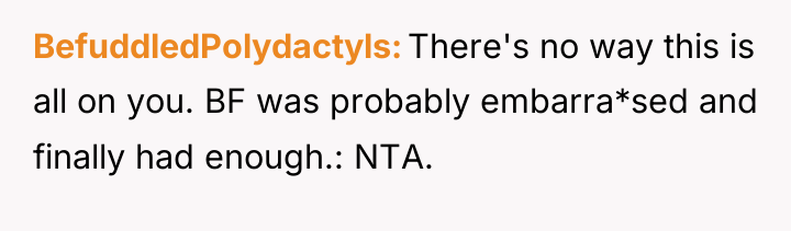 BefuddledPolydactyls There's no way this is all on you. BF...