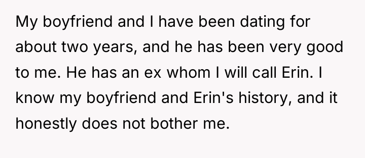 My boyfriend and I have been dating for about two...