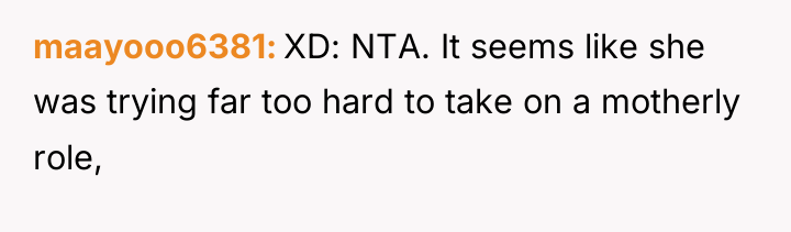 maayooo6381 XD: NTA. It seems like she was trying far...