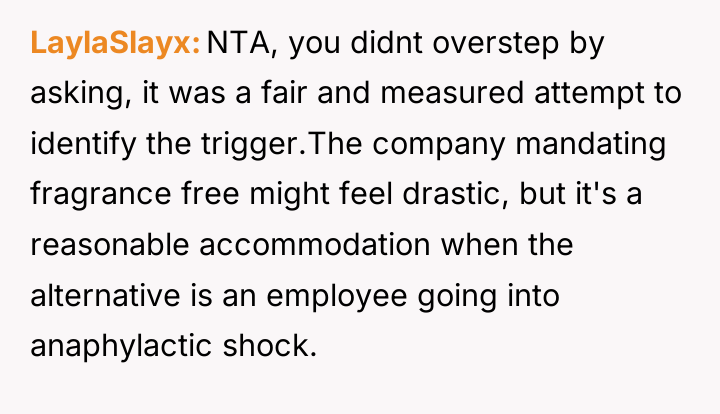 LaylaSlayx NTA, you didnt overstep by asking, it was a...