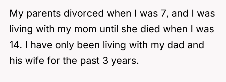 My parents divorced when I was 7, and I was...