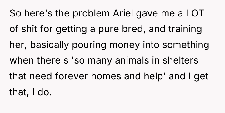 So here's the problem Ariel gave me a LOT of...
