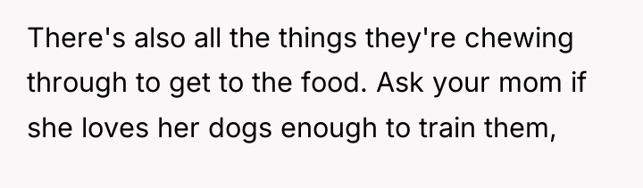 There's also all the things they're chewing through to get...