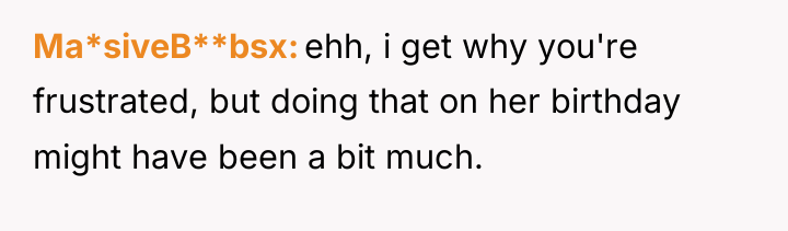 Ma*siveB**bsx ehh, i get why you're frustrated, but doing that...