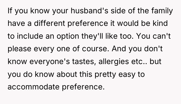 If you know your husband's side of the family have...