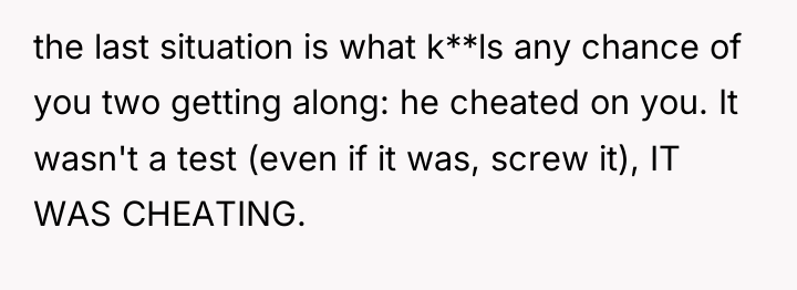 the last situation is what k**ls any chance of you...