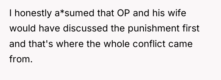 I honestly a*sumed that OP and his wife would have...
