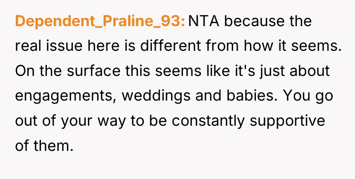 Dependent_Praline_93 NTA because the real issue here is different from...