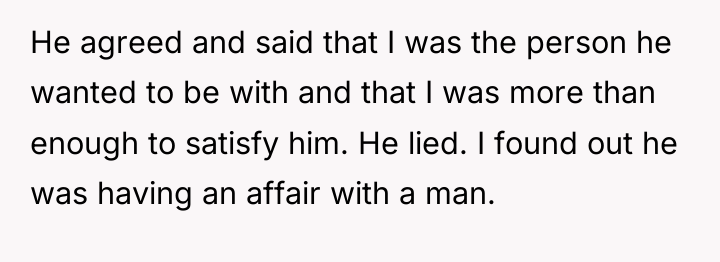 He agreed and said that I was the person he...