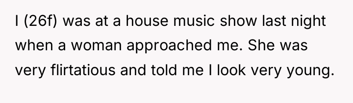 I (26f) was at a house music show last night...