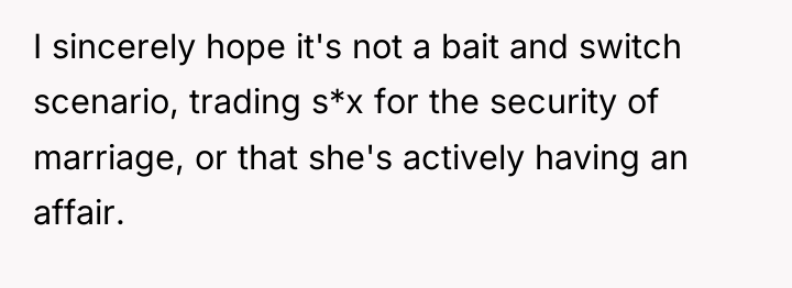 I sincerely hope it's not a bait and switch scenario,...