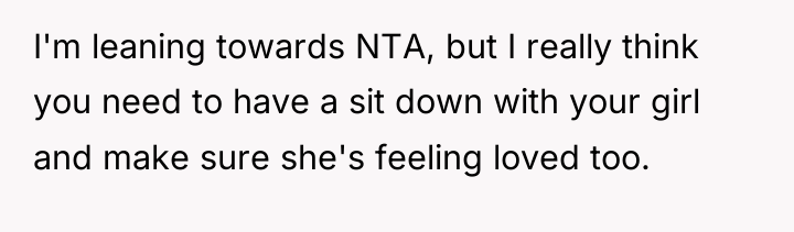 I'm leaning towards NTA, but I really think you need...