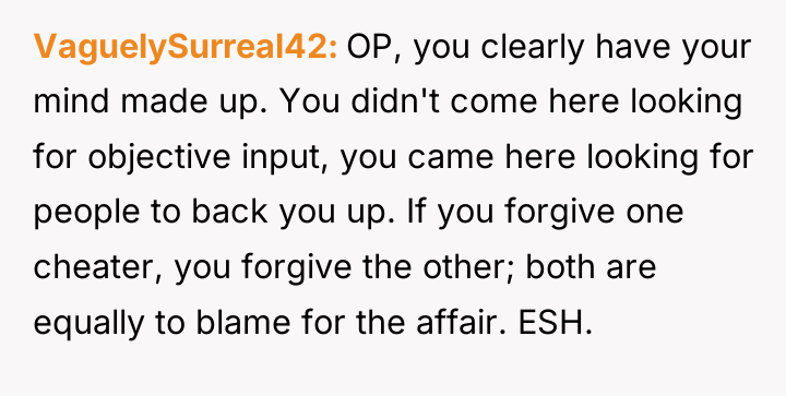 VaguelySurreal42 OP, you clearly have your mind made up. You...