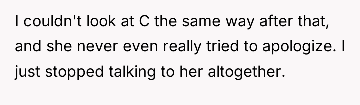 I couldn't look at C the same way after that,...