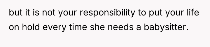 but it is not your responsibility to put your life...