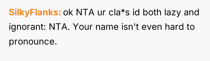 SilkyFlanks ok NTA ur cla*s id both lazy and ignorant:...