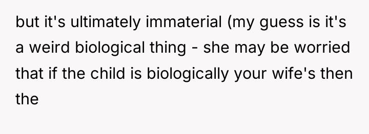 but it's ultimately immaterial (my guess is it's a weird...