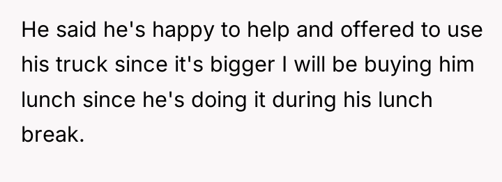 He said he's happy to help and offered to use...