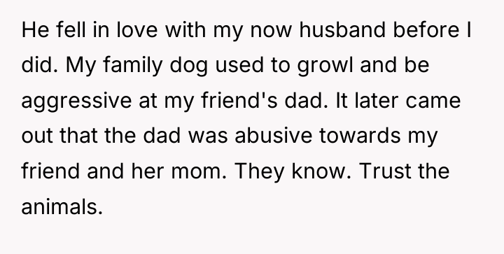 He fell in love with my now husband before I...
