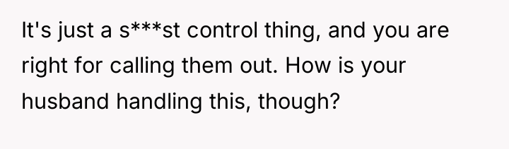 It's just a s***st control thing, and you are right...