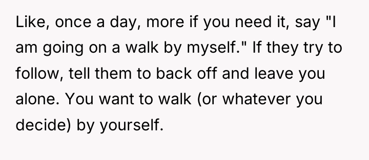 Like, once a day, more if you need it, say...