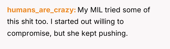 humans_are_crazy My MIL tried some of this shit too. I...