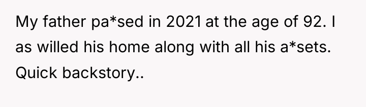 My father pa*sed in 2021 at the age of 92....