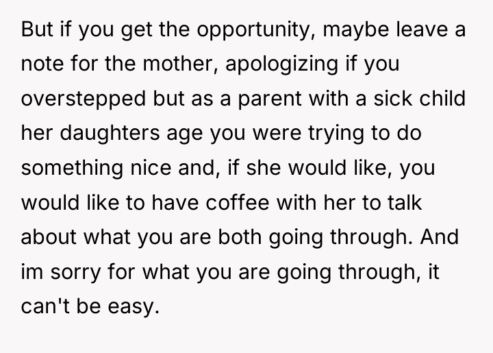 But if you get the opportunity, maybe leave a note...