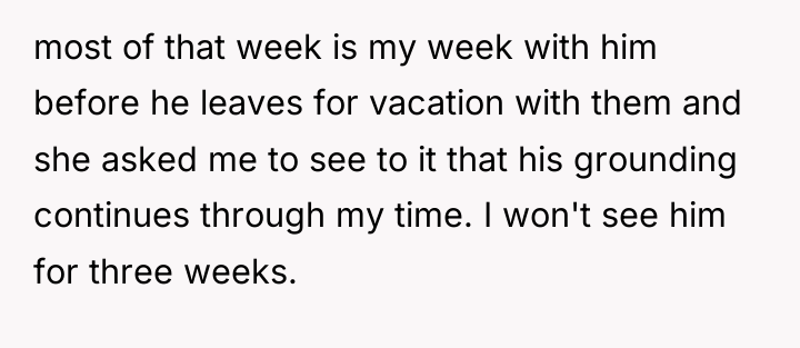 most of that week is my week with him before...