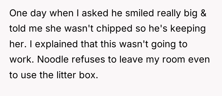 One day when I asked he smiled really big &...