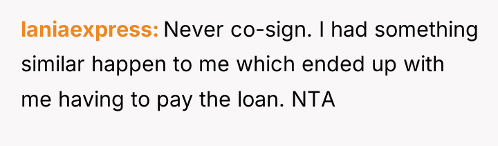 laniaexpress Never co-sign. I had something similar happen to me...