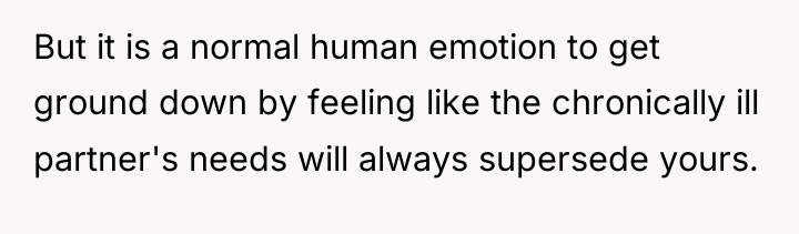 But it is a normal human emotion to get ground...