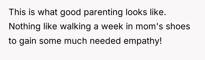 This is what good parenting looks like. Nothing like walking...