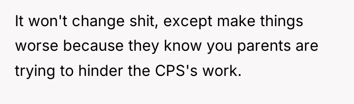 It won't change shit, except make things worse because they...