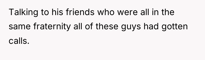 Talking to his friends who were all in the same...