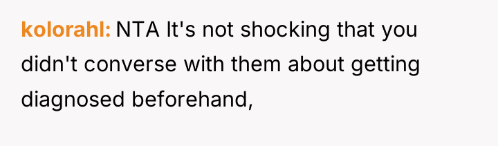 kolorahl NTA It's not shocking that you didn't converse with...