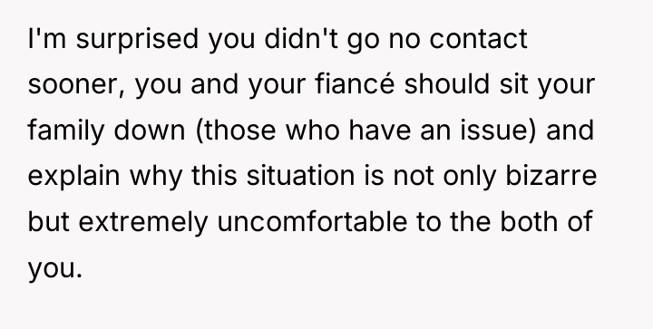 I'm surprised you didn't go no contact sooner, you and...