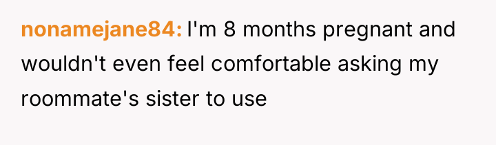 nonamejane84 I'm 8 months pregnant and wouldn't even feel comfortable...