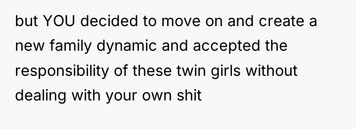 but YOU decided to move on and create a new...