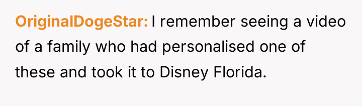OriginalDogeStar I remember seeing a video of a family who...