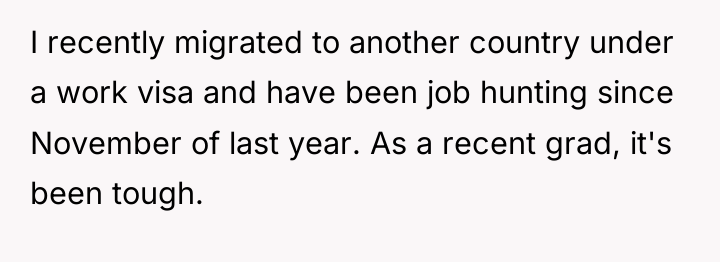 I recently migrated to another country under a work visa...