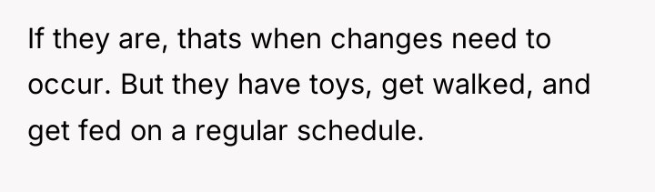 If they are, thats when changes need to occur. But...
