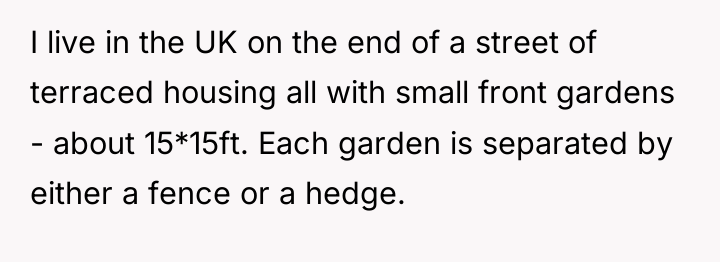 I live in the UK on the end of a...