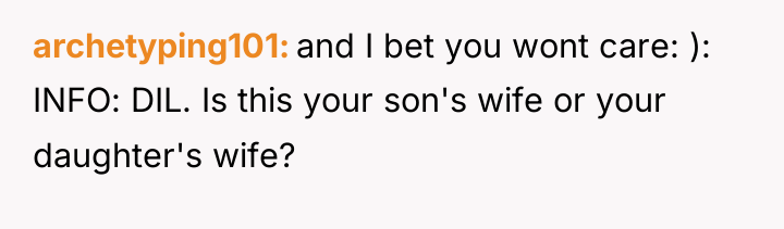 archetyping101 and I bet you wont care: ): INFO: DIL....
