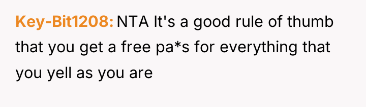 Key-Bit1208 NTA It's a good rule of thumb that you...