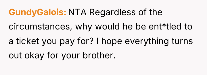 GundyGalois NTA Regardless of the circumstances, why would he be...