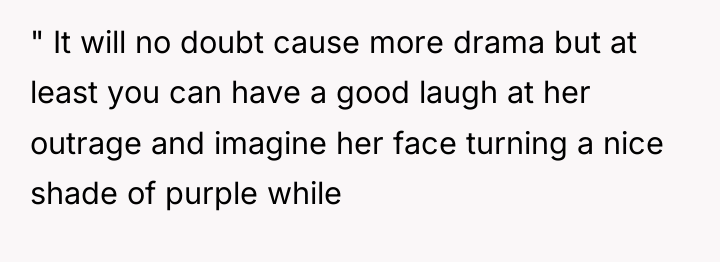 " It will no doubt cause more drama but at...